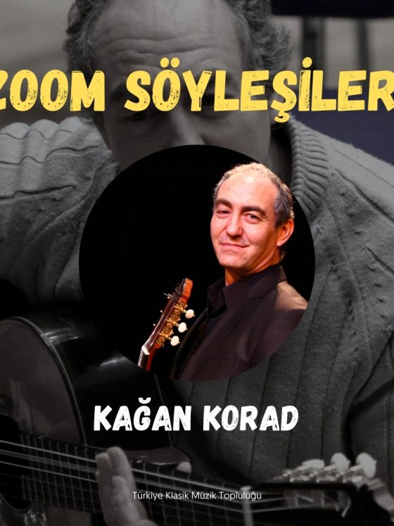 Kağan Korad Zoom Söyleşisi Duyuru Afişimiz