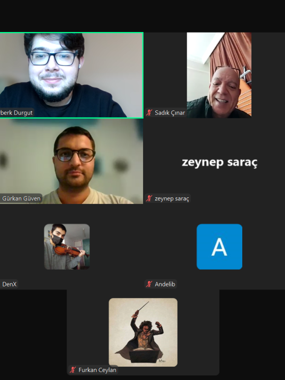 Aydın BÜKE Zoom Söyleşisi Hatıra Fotoğrafımız